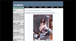 Desktop Screenshot of famille-schneider.net